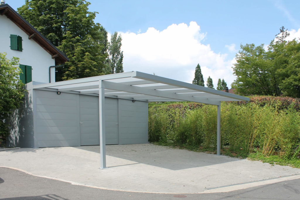 Carport avec abri - alu et polycarbonate - indépendant - Genêve (1202) carport avec abri - alu et polycarbonate - indépendant - genêve (1202) – image 4