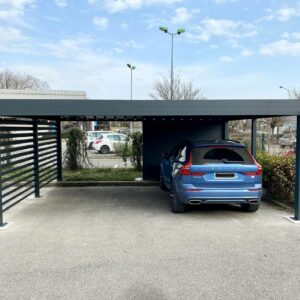 Carport alu double - indépendant - Pays de Gex (01)