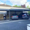 Carport double et abri moto - Écully (69) carport aluminium double toit plat ecully