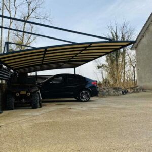 Carport alu double - indépendant - Genlis (21) carport alu double - indépendant - genlis (21) – image 2