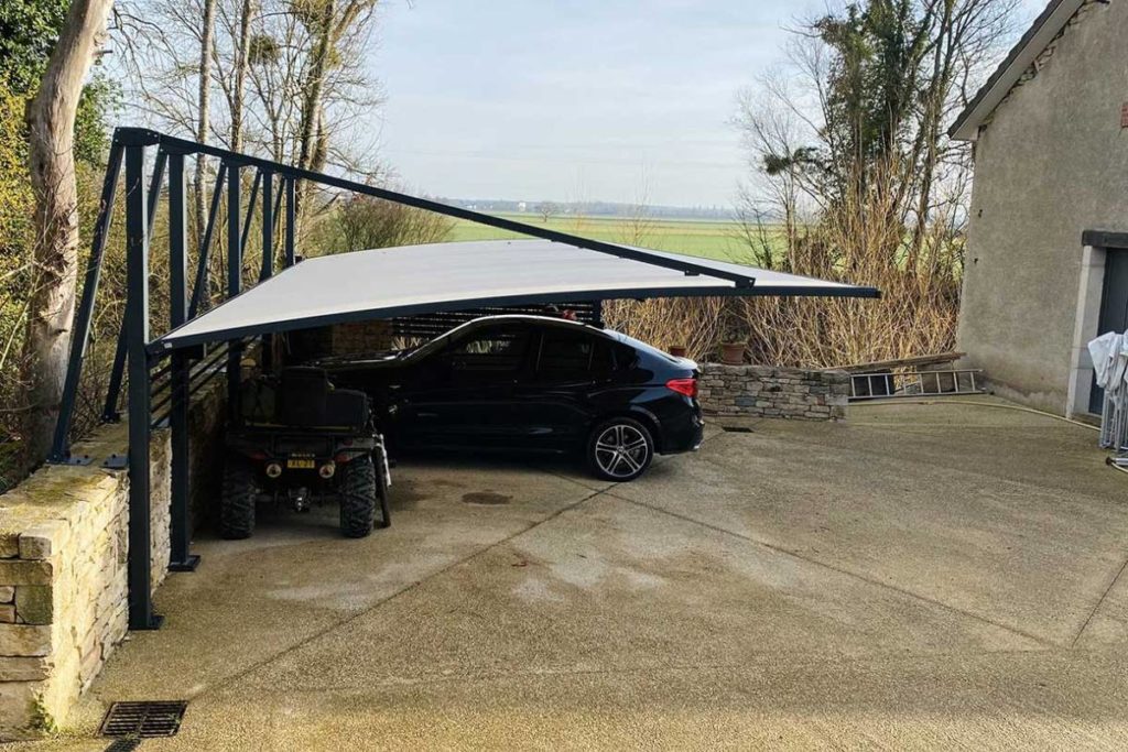 Carport alu double - indépendant - Genlis (21) carport alu double - indépendant - genlis (21) – image 3