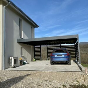 Carport alu simple - adossé - Arboys-en-Bugey (1300) carport aluminium sur mesure dans l ain phjwv6qfcm50m8qh8h0d81jwhcwxzi79podzkxhbx0