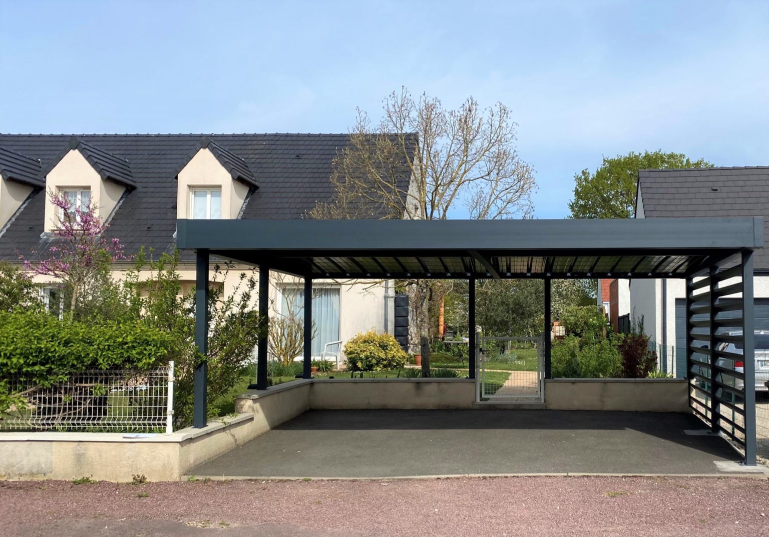 Carport alu double - indépendant - Montargis (45) carport alu double - indépendant - montargis (45)