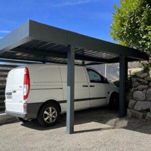Carport véhicule utilitaire - indépendant - Châles (01) carport autoporte pour utilitaire a chales 1