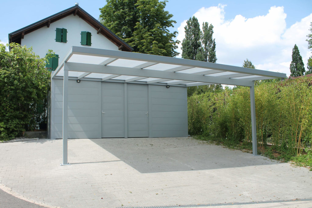 Carport avec abri - alu et polycarbonate - indépendant - Genêve (1202) carport avec abri - alu et polycarbonate - indépendant - genêve (1202) – image 3