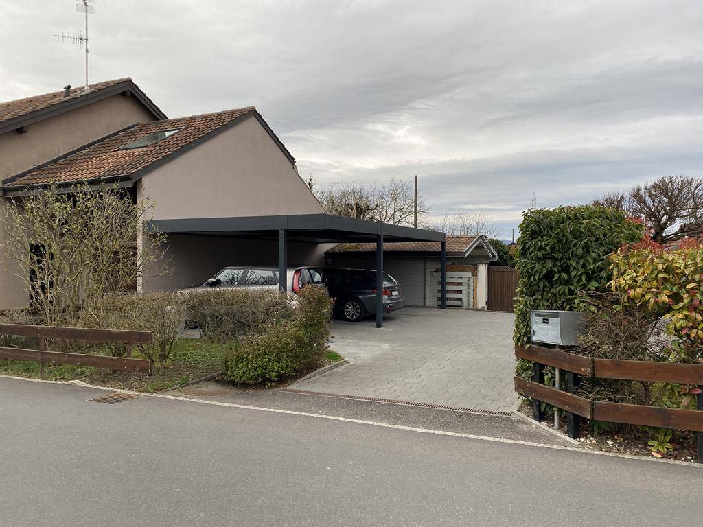 Carport alu 3 voitures - adossé - Bernex (1233) carport alu 3 voitures - adossé - bernex (1233) – image 4