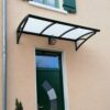 Marquise cintrée alu et polycarbonate - Tassin-la-Demi-Lune (69) marquise alu sur mesure tassin 1152x1536 1