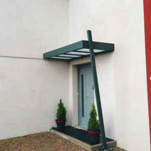 Marquise en aluminium et polycarbonate - Montluel (01)