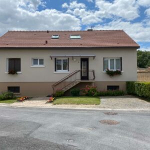 Marquise cintrée alu et polycarbonate - Châlons-en-Champagne (51)