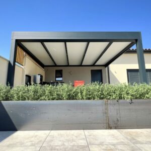 Pergola alu et polycarbonate - adossée - Denicé (69) pergola alu et polycarbonate - adossée - denicé (69) – image 5