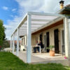 Pergola alu et polycarbonate - adossée - Beire-le-Châtel (21) pergola alu sur mesure beire le chatel 21