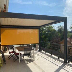 Pergola bioclimatique balcon - indépendante - Lozanne (69) pergola aluminium lames orientables lozanne 1 pe2mehp41xws0f4l0ewm59ibnh7t6gqmdcgkvf2p3o