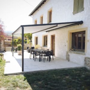 Pergolas à toile rétractable pergola toile rétractable - adossée - (69)