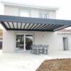 Pergola alu toile rétractable - suspendue - Villefranche (69) pergola aluminium sur mesure toit retractable villefranche 1536x1152 1
