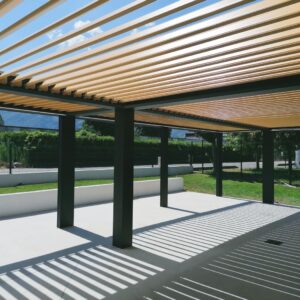 Pergola bioclimatique professionnelle - Saint-Martin-le-Vinoux (38)