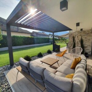 pergola alu bioclimatique - adossée - massongex (1869) – image 2