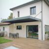 Pergola alu rétractable - suspendue - Fleurieu-sur-Saône (69) pergola retractable sans poteaux fleurieu sur saone