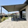 Pergostore rétractable - adossé - Villefranche-sur-Saône (69) pergola sur mesure aluminium pergoline villefranche