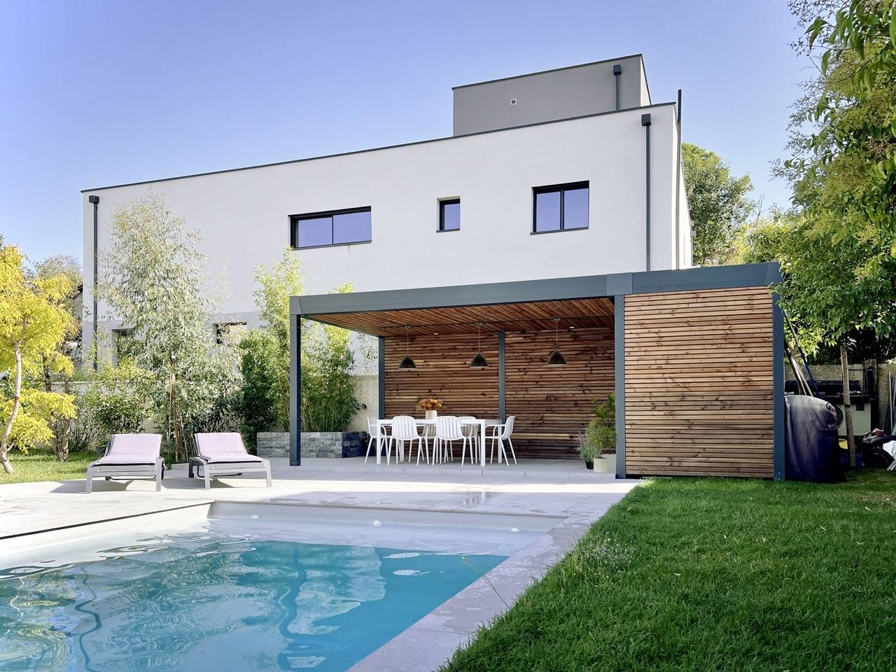 Pool House alu et bois - Vienne (38) pool house alu et bois - vienne (38)
