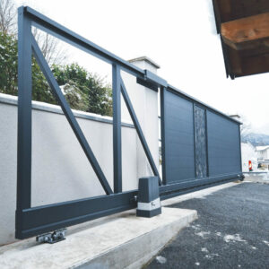 Portail coulissant alu - Grenoble (38)