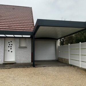 Carport alu simple et auvent sur mesure - Dole (39) carport alu simple et auvent sur mesure - dole (39) – image 2