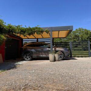 Carport Adossé en Toile - Saint-Julien-en-Genevois (74160) carport adossé en toile - saint-julien-en-genevois (74160) – image 3