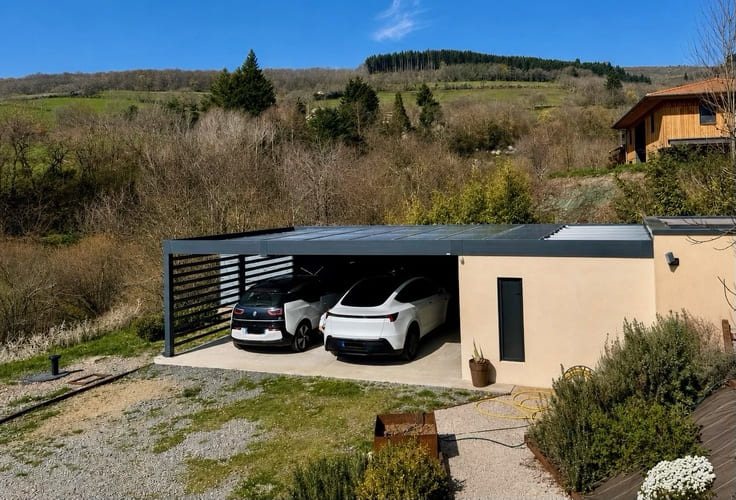 Carport double adossé - Tarare (69170) carport double adosse a tarar _01