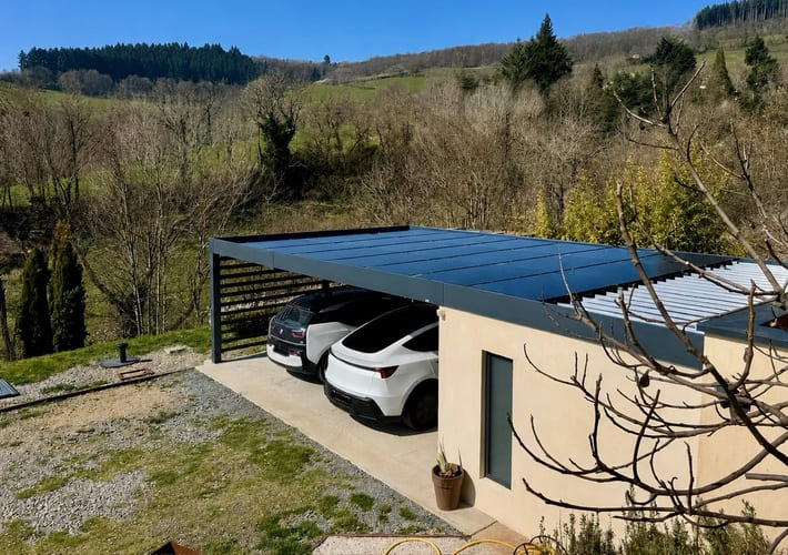 Carport double adossé - Tarare (69170) carport double adosse a tarar _02