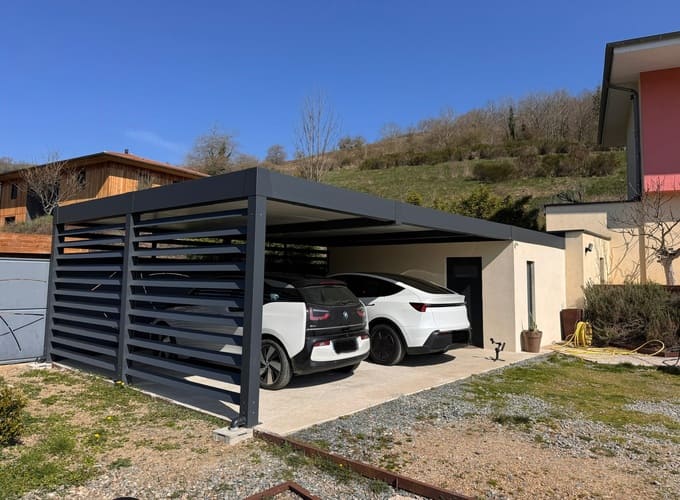 Carport double adossé - Tarare (69170) carport double adosse a tarar _03