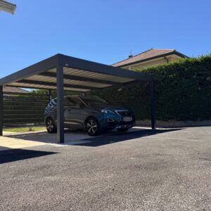 Carport aluminium double - autoporté - Versonnex (01) carport aluminium double - autoporté - versonnex (01) – image 3