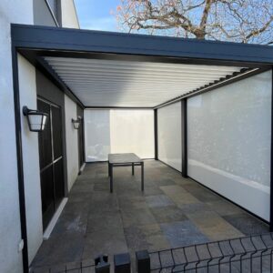 Alternative view of Pergola alu bioclimatique – adossée - Thônex Suisse (1226)