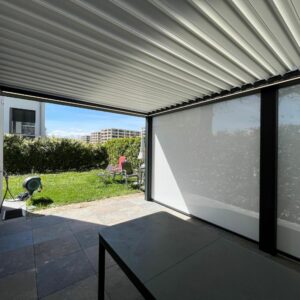 Pergola alu bioclimatique – adossée - Thônex Suisse (1226) pergola alu bioclimatique – adossée - thônex suisse (1226) – image 3