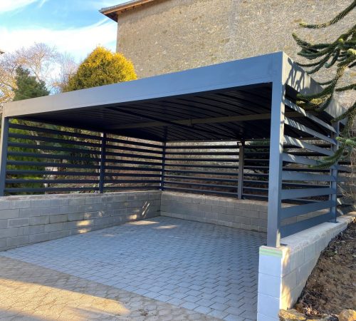 carport double aluminium au Luxembourg